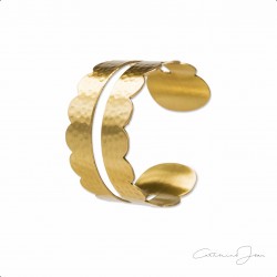 Polly Gold Double Arm Cuff