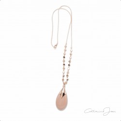 Resin tear Drop Pendant - PINK